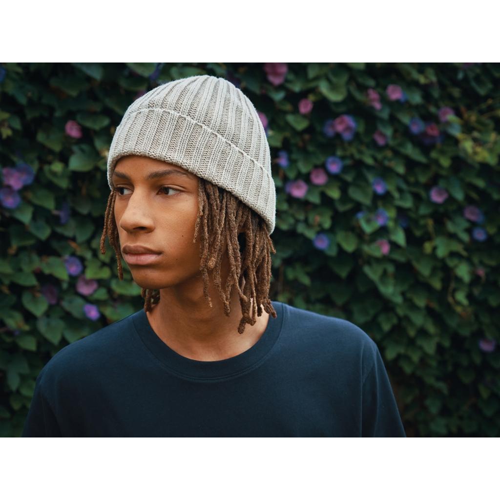 Tricou relaxat din bumbac reciclat Iqoniq Kakadu  navy M