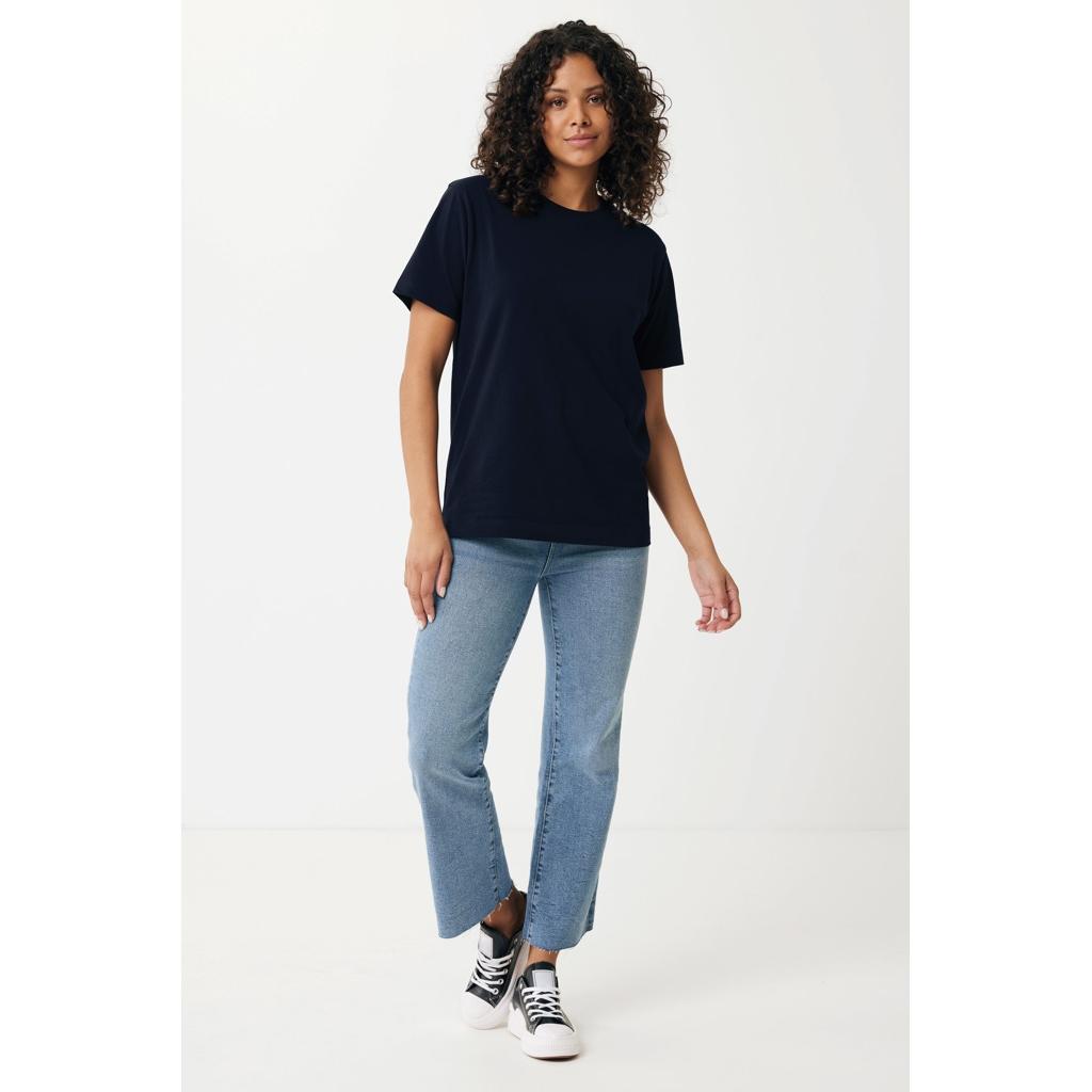 Tricou relaxat din bumbac reciclat Iqoniq Kakadu  navy M
