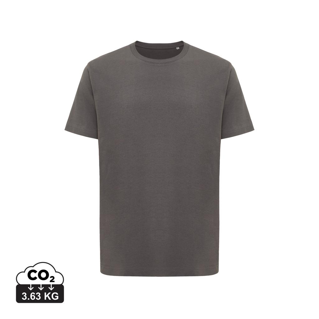 Tricou relaxat din bumbac reciclat Iqoniq Kakadu  anthracite