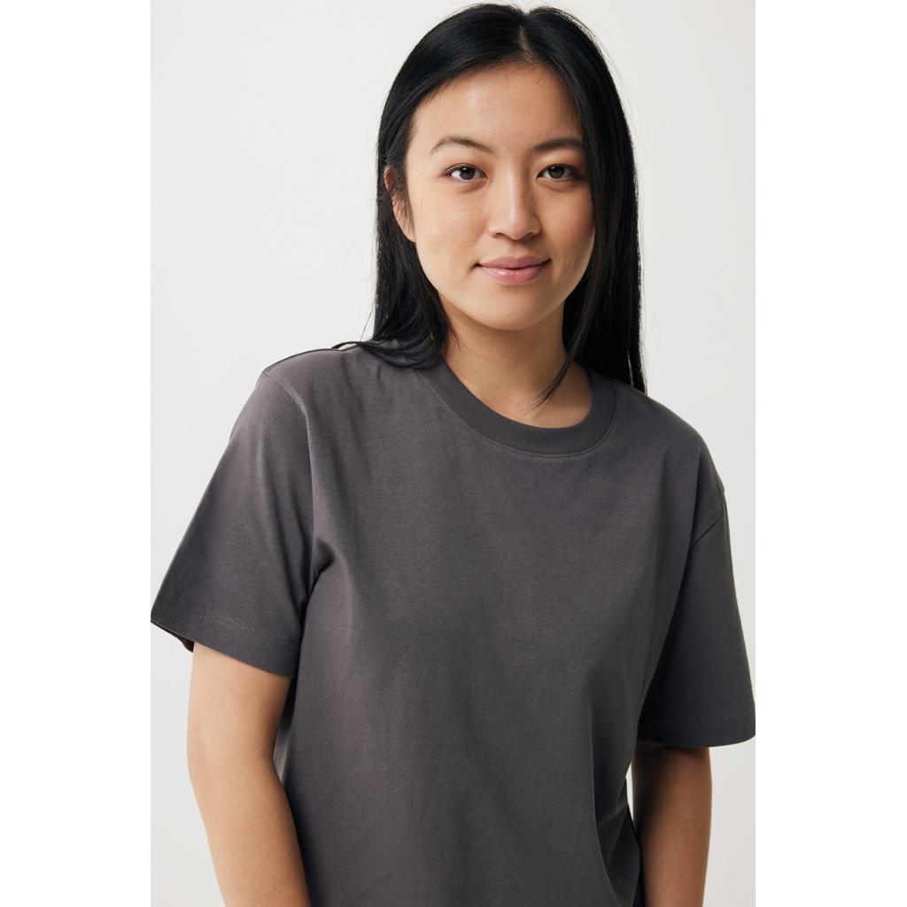 Tricou relaxat din bumbac reciclat Iqoniq Kakadu  anthracite 3XL