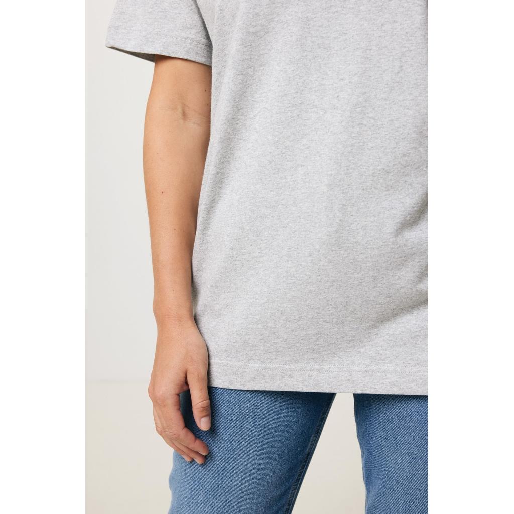 Tricou relaxat din bumbac reciclat Iqoniq Kakadu  heather grey 2XS