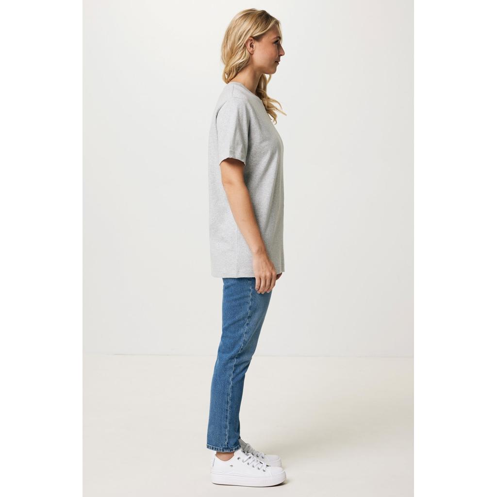 Tricou relaxat din bumbac reciclat Iqoniq Kakadu  heather grey 2XS