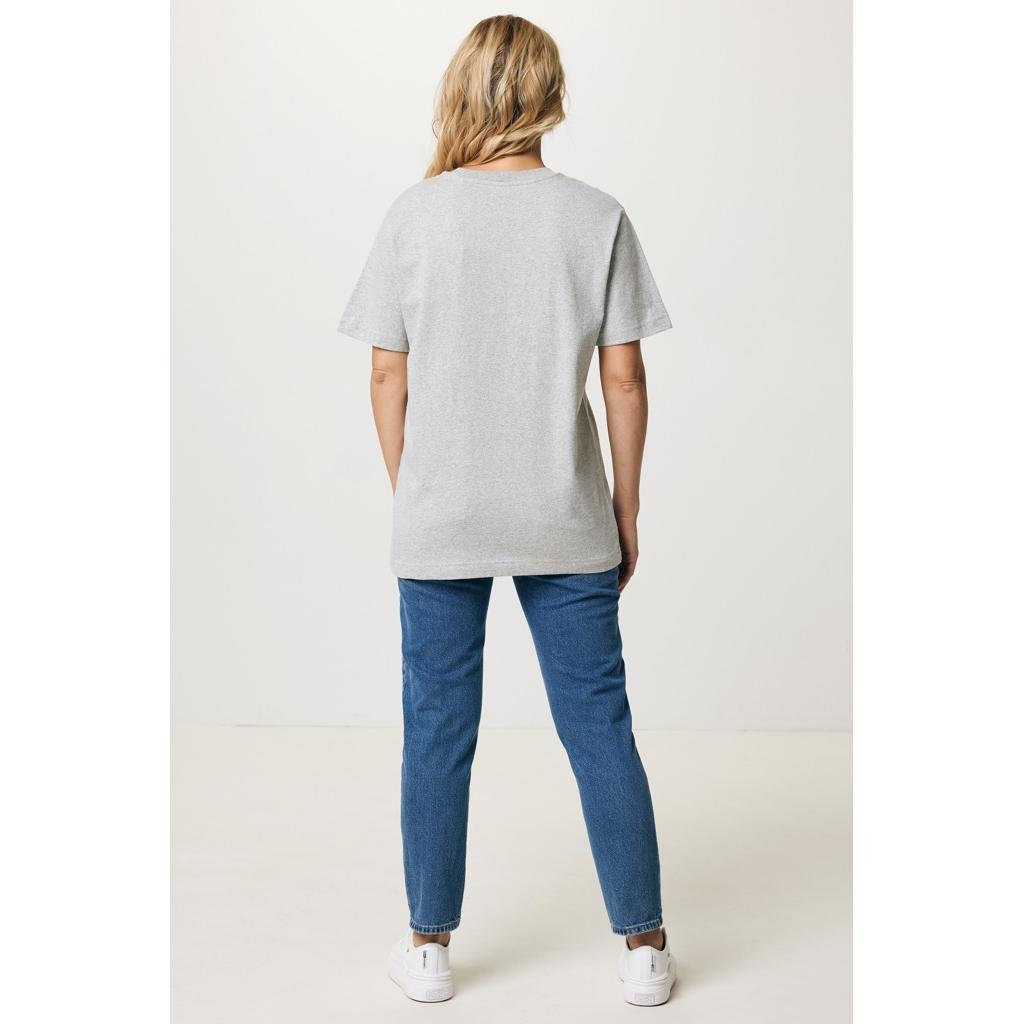 Tricou relaxat din bumbac reciclat Iqoniq Kakadu  heather grey 2XS