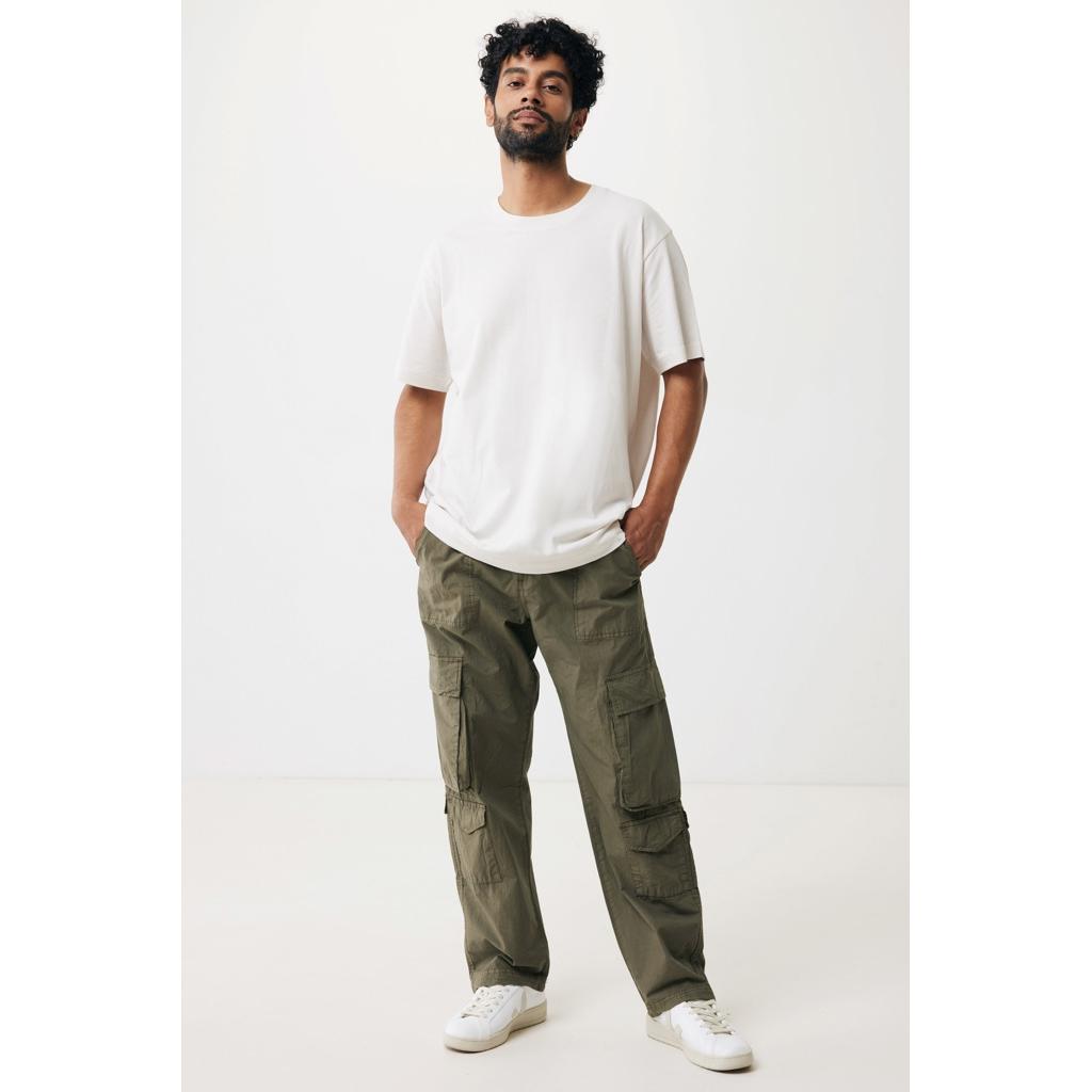 Tricou relaxat din bumbac reciclat Iqoniq Kakadu  ivory white XL