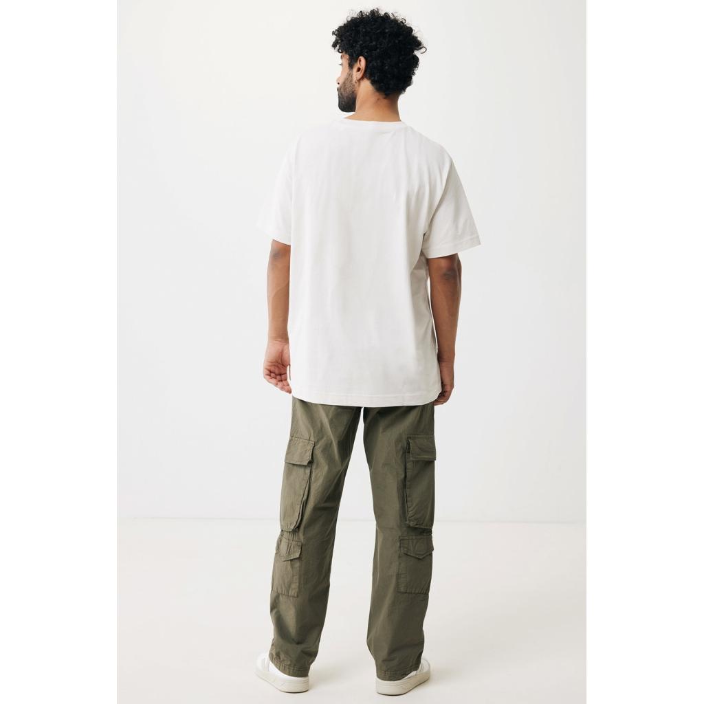 Tricou relaxat din bumbac reciclat Iqoniq Kakadu  ivory white XL