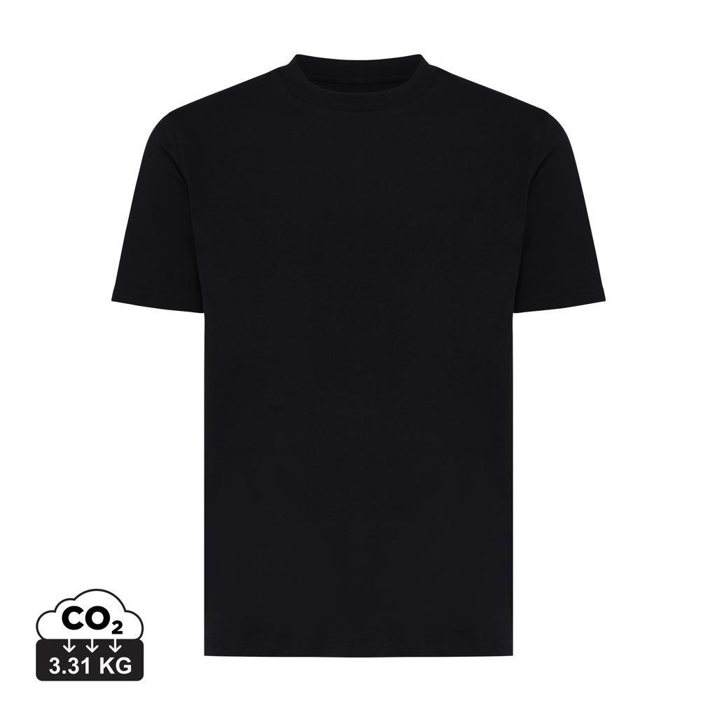 Tricou ușor din bumbac reciclat Iqoniq Sierra black XS