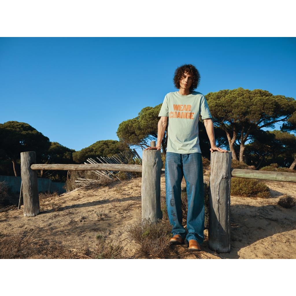 Tricou ușor din bumbac reciclat Iqoniq Sierra iceberg green XL