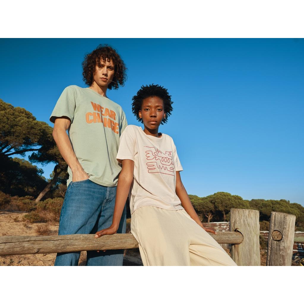 Tricou ușor din bumbac reciclat Iqoniq Sierra iceberg green XL