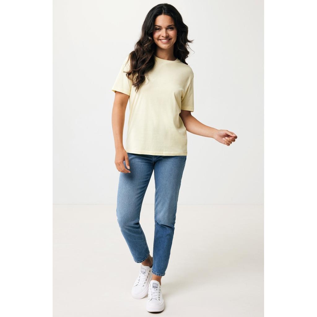 Tricou ușor din bumbac reciclat Iqoniq Sierra cream yellow 2XS