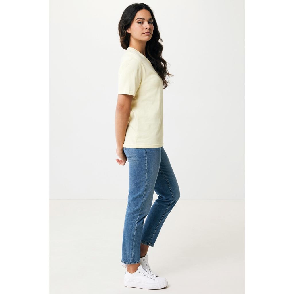 Tricou ușor din bumbac reciclat Iqoniq Sierra cream yellow 2XS