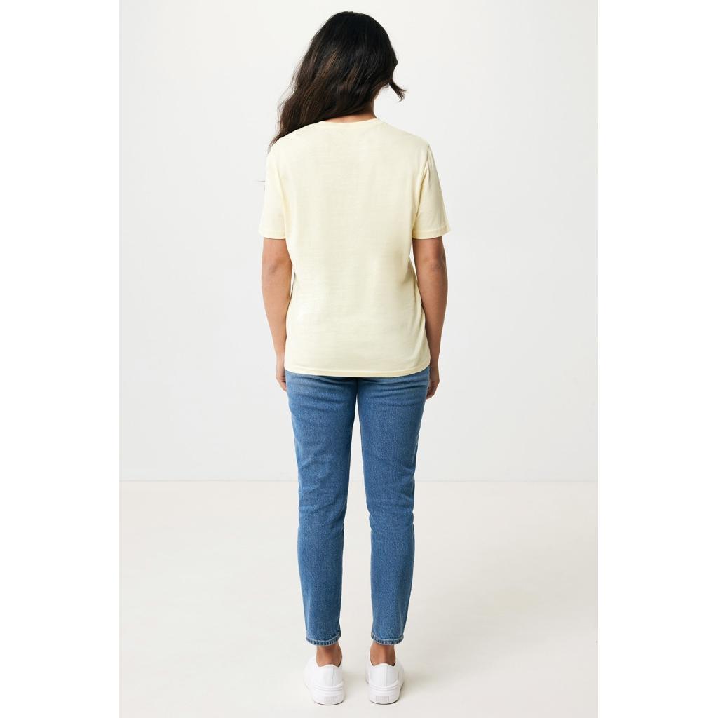 Tricou ușor din bumbac reciclat Iqoniq Sierra cream yellow 2XS