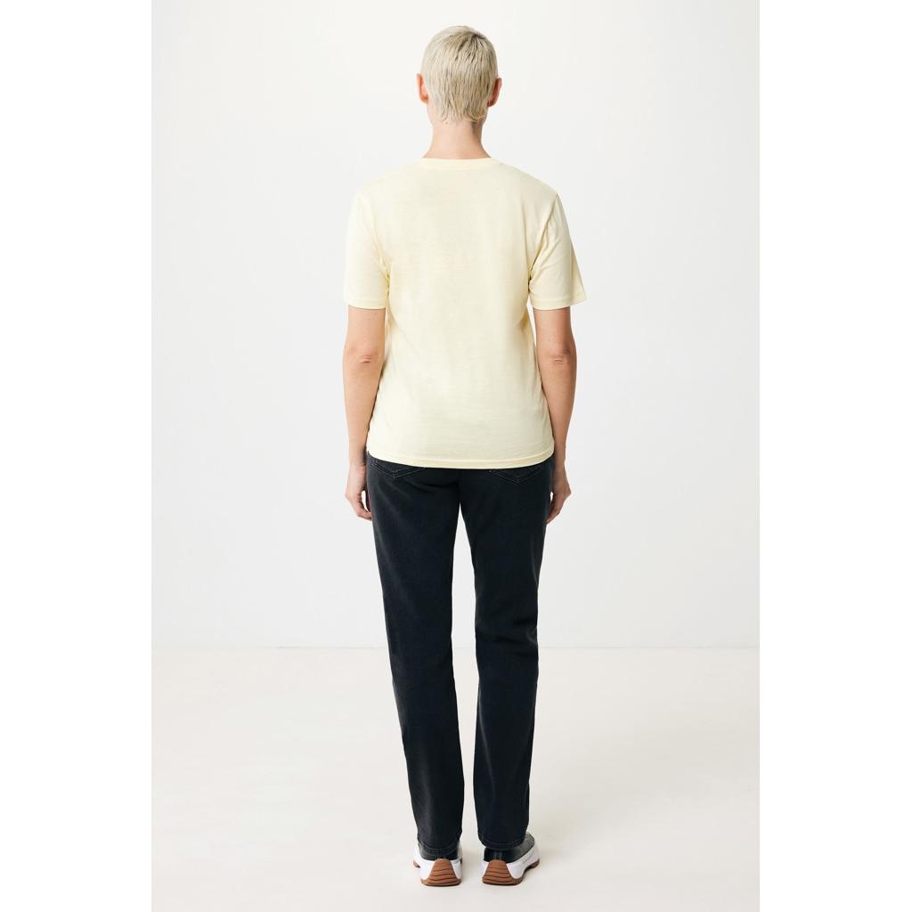 Tricou ușor din bumbac reciclat Iqoniq Sierra cream yellow 2XS