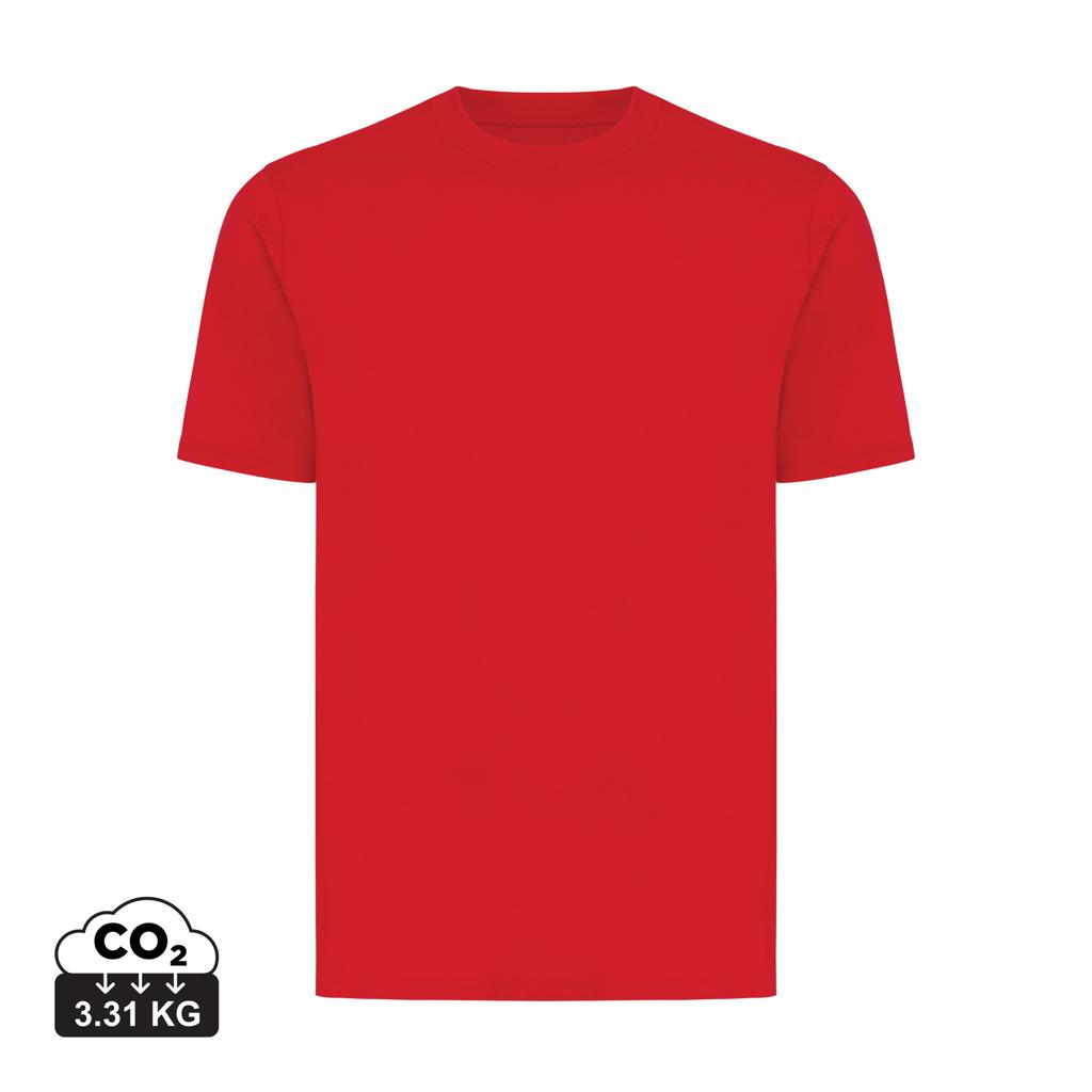 Tricou ușor din bumbac reciclat Iqoniq Sierra red 3XL