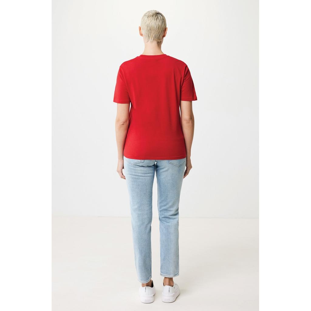Tricou ușor din bumbac reciclat Iqoniq Sierra red 2XS