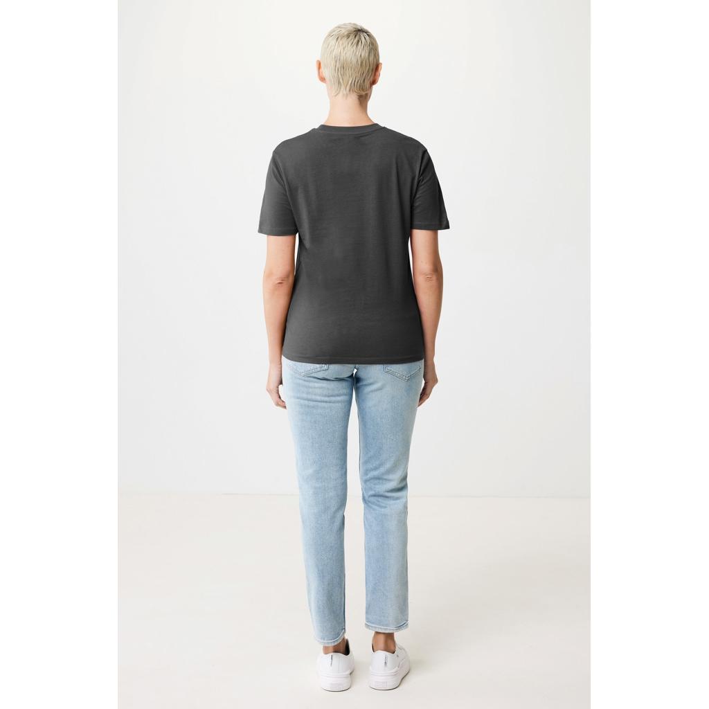 Tricou ușor din bumbac reciclat Iqoniq Sierra anthracite 2XS