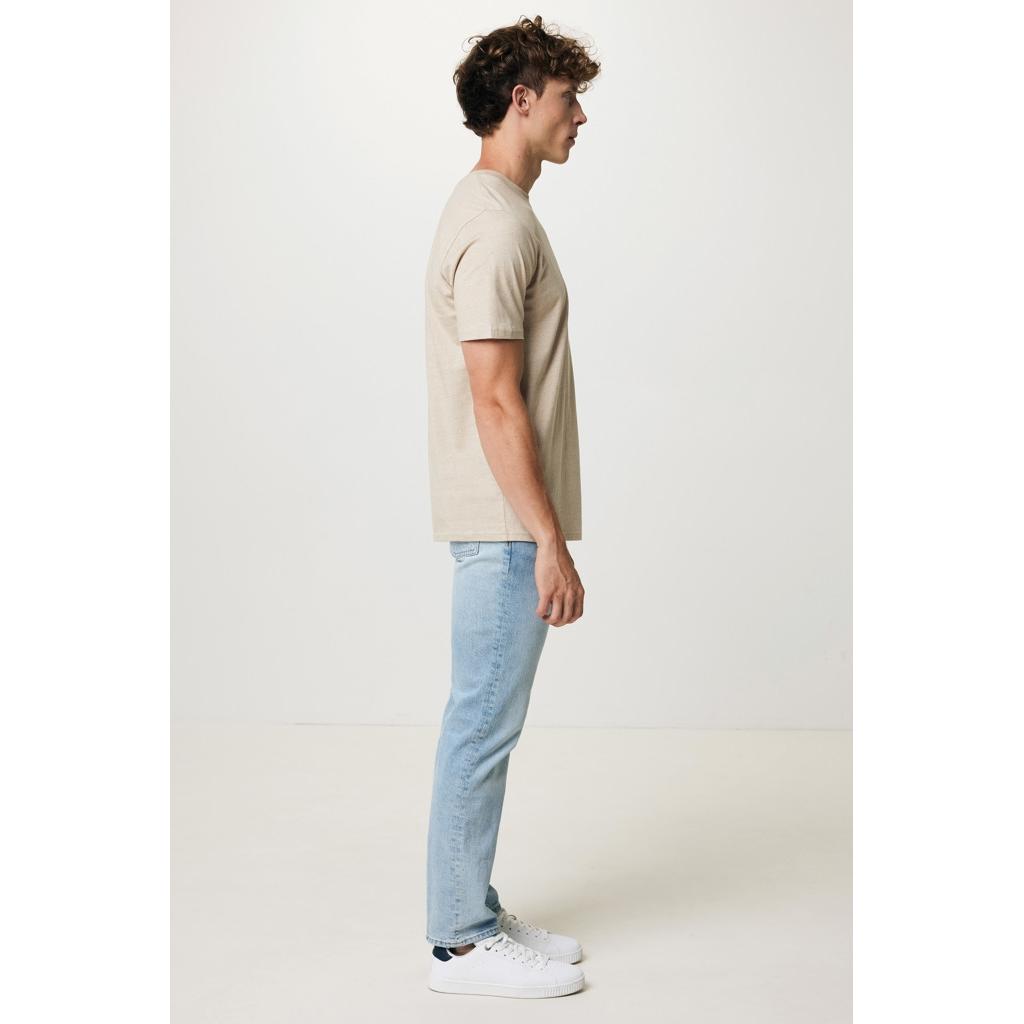 Tricou ușor din bumbac reciclat Iqoniq Sierra light heather brown XL