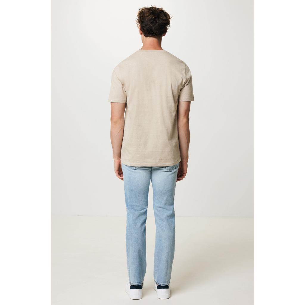 Tricou ușor din bumbac reciclat Iqoniq Sierra light heather brown XL