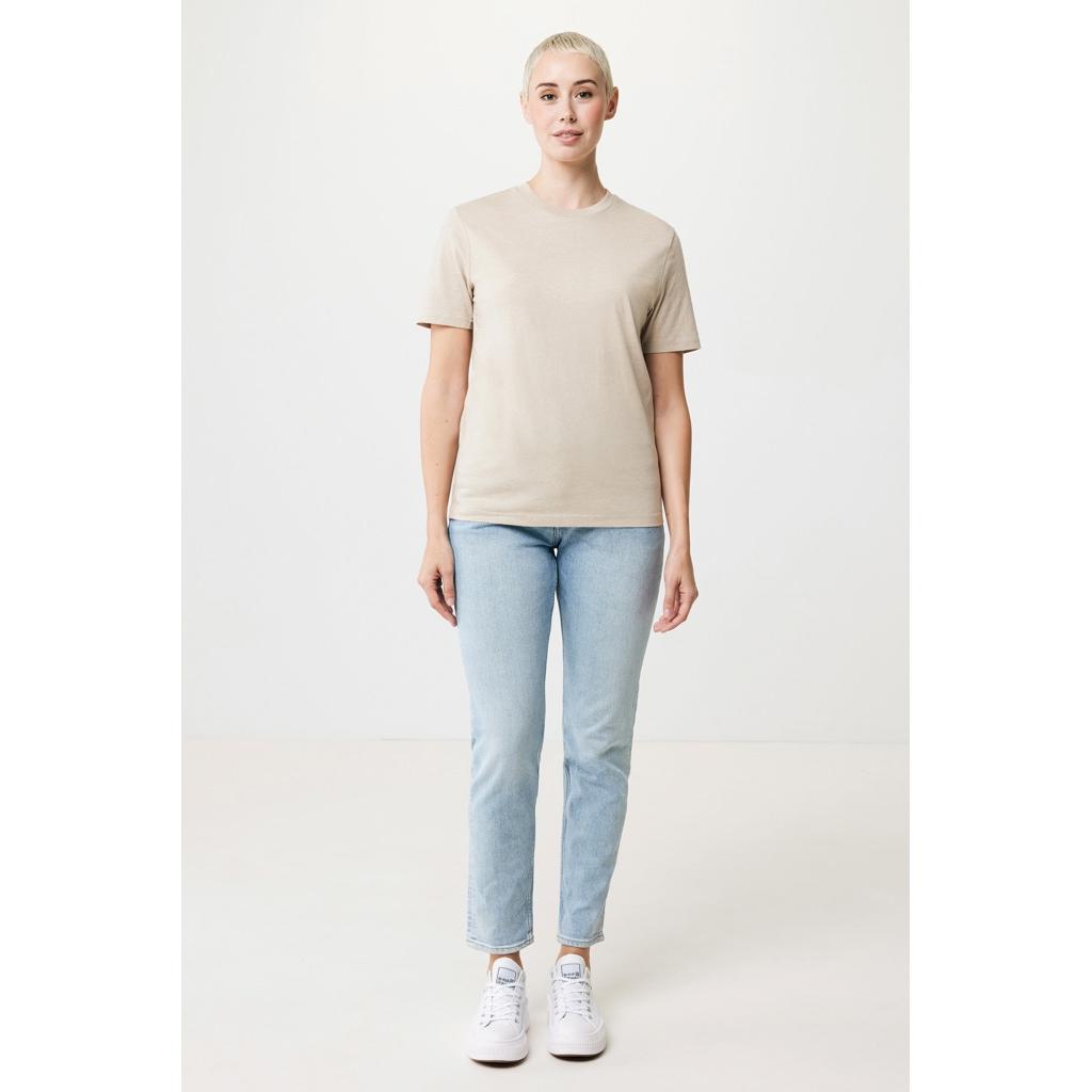 Tricou ușor din bumbac reciclat Iqoniq Sierra light heather brown XL