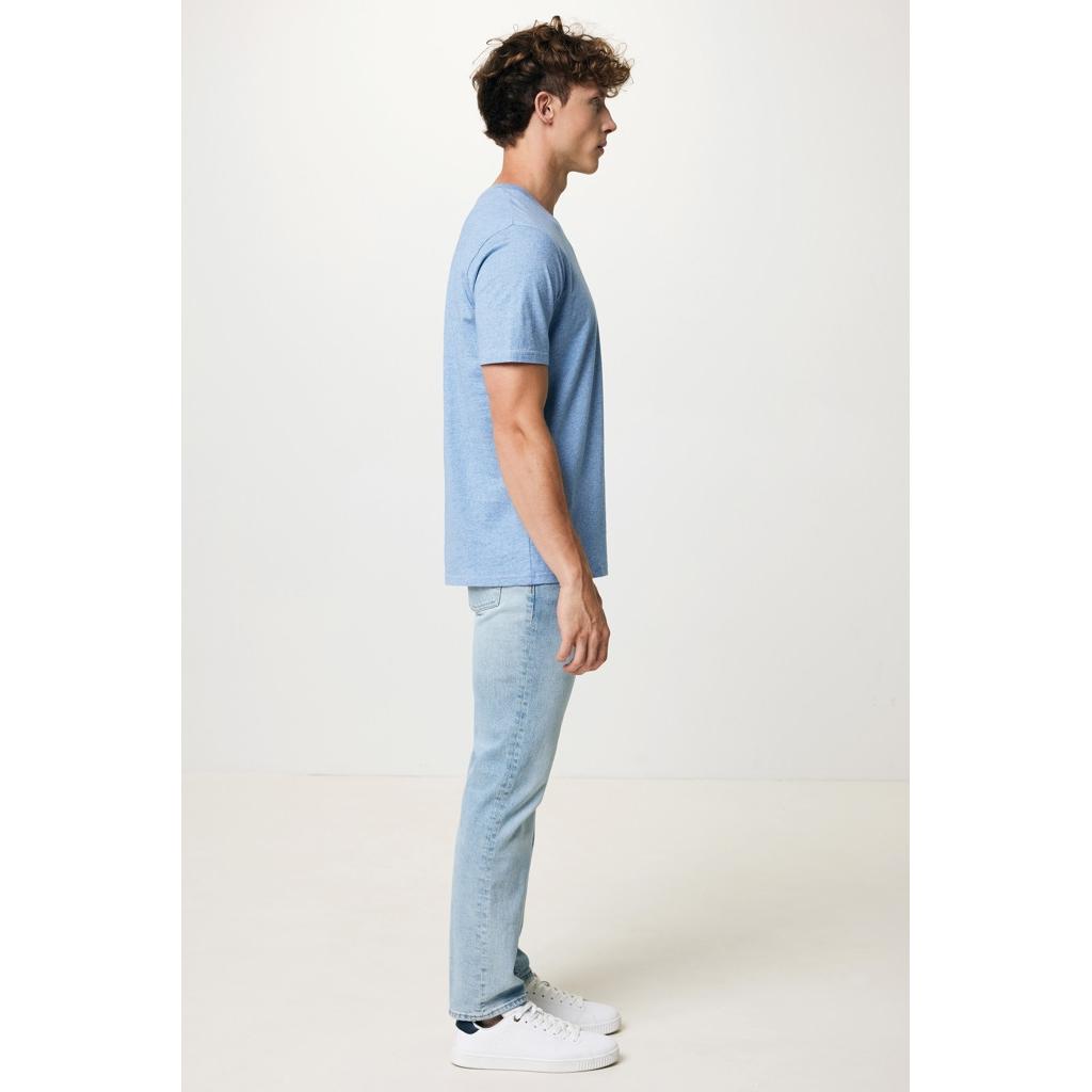 Tricou ușor din bumbac reciclat Iqoniq Sierra light heather blue XL