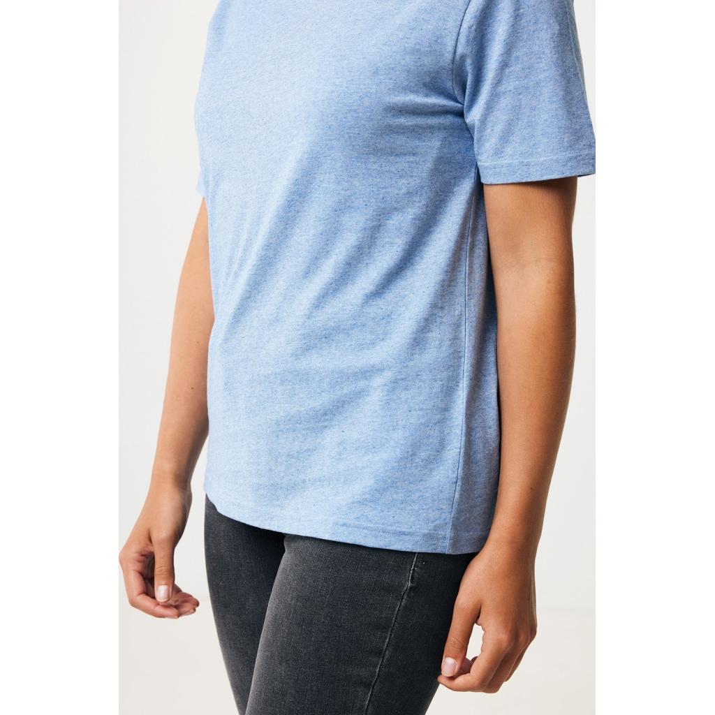 Tricou ușor din bumbac reciclat Iqoniq Sierra light heather blue XL
