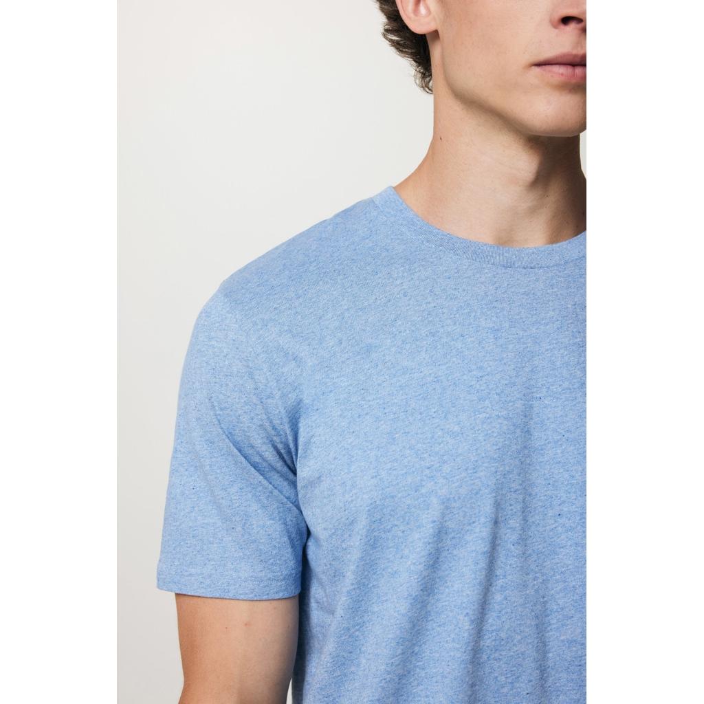 Tricou ușor din bumbac reciclat Iqoniq Sierra light heather blue XL