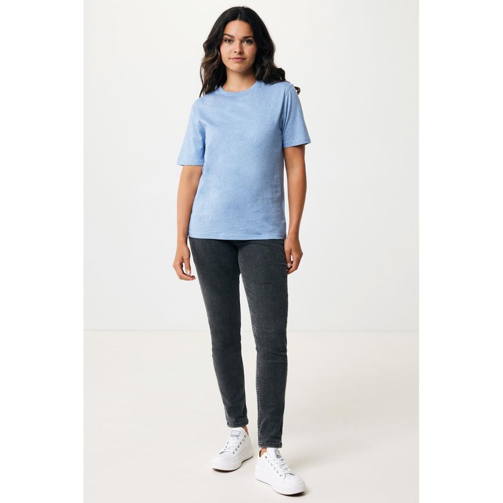 Tricou ușor din bumbac reciclat Iqoniq Sierra light heather blue XL