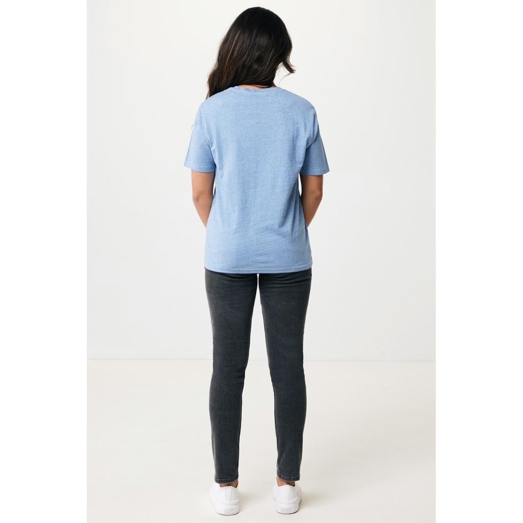 Tricou ușor din bumbac reciclat Iqoniq Sierra light heather blue XL