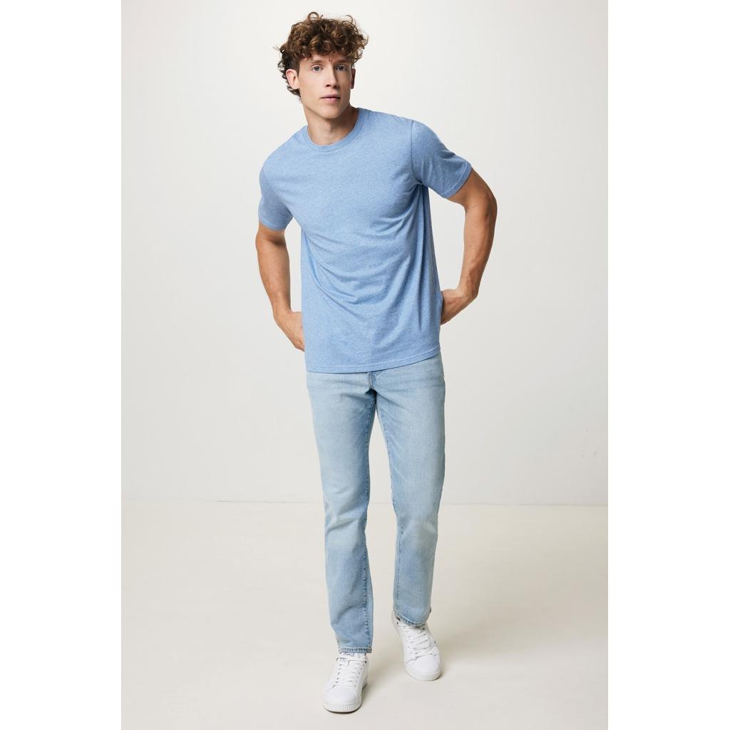 Tricou ușor din bumbac reciclat Iqoniq Sierra light heather blue XL