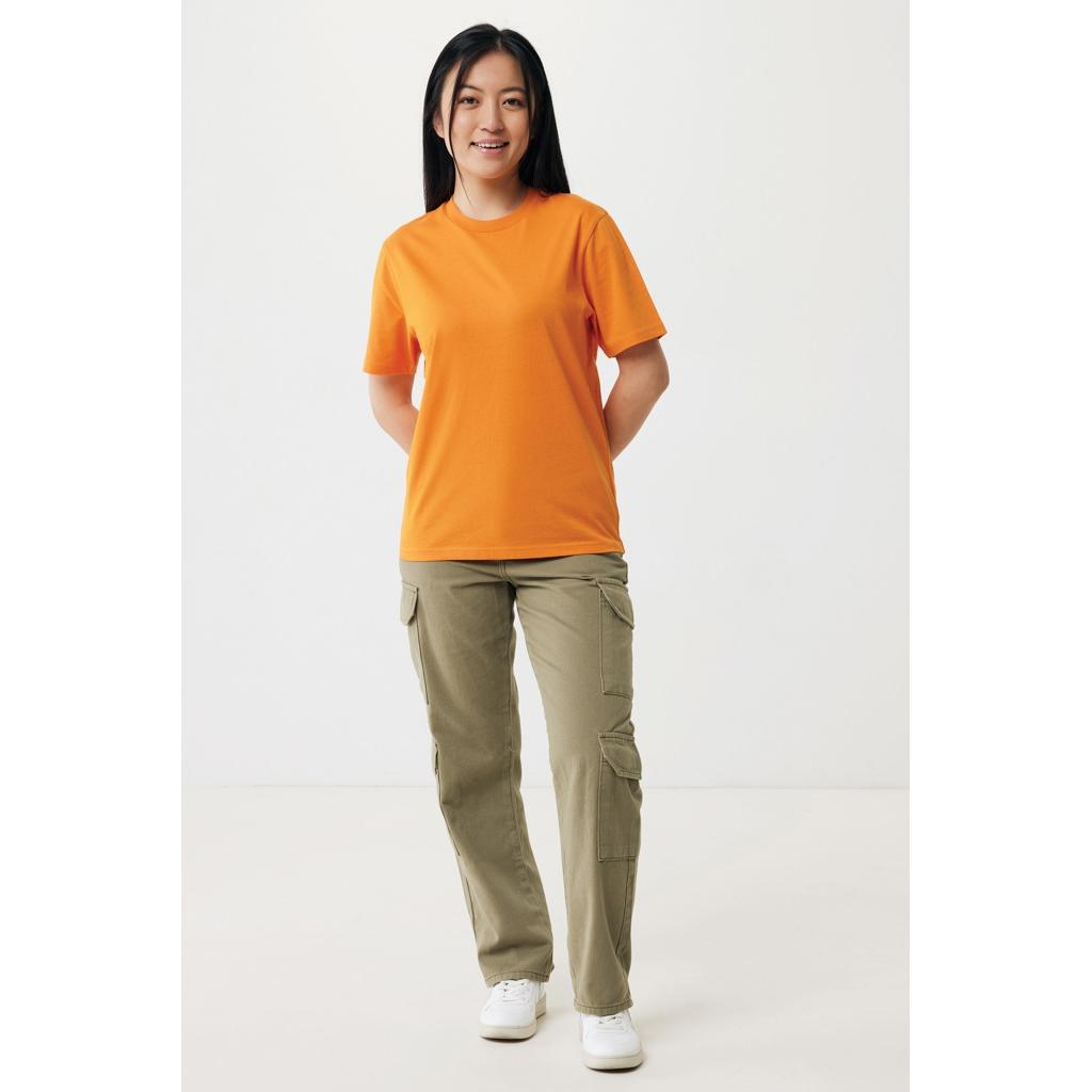 Tricou ușor din bumbac reciclat Iqoniq Sierra orange L