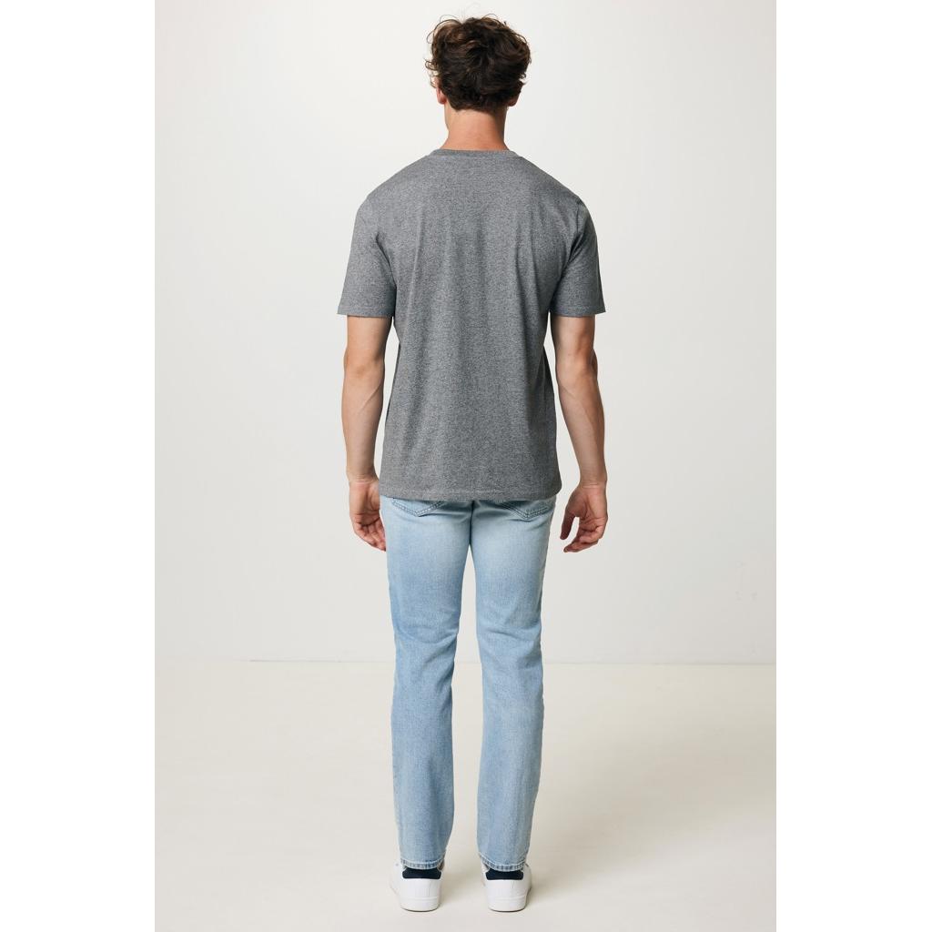 Tricou ușor din bumbac reciclat Iqoniq Sierra light heather anthracite 2XS