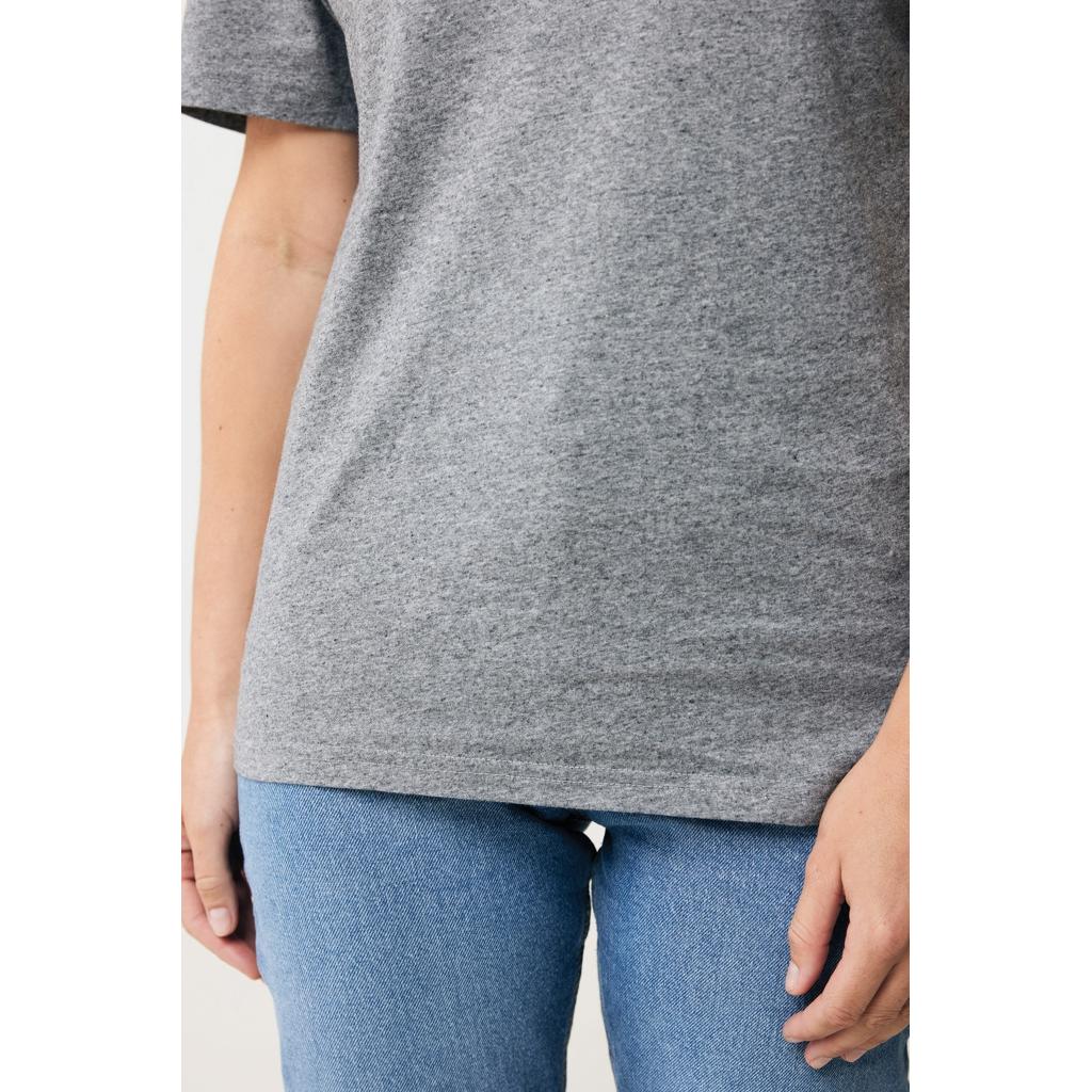 Tricou ușor din bumbac reciclat Iqoniq Sierra light heather anthracite 2XS