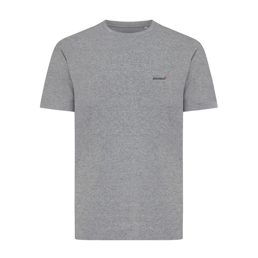 Tricou ușor din bumbac reciclat Iqoniq Sierra light heather anthracite 2XS