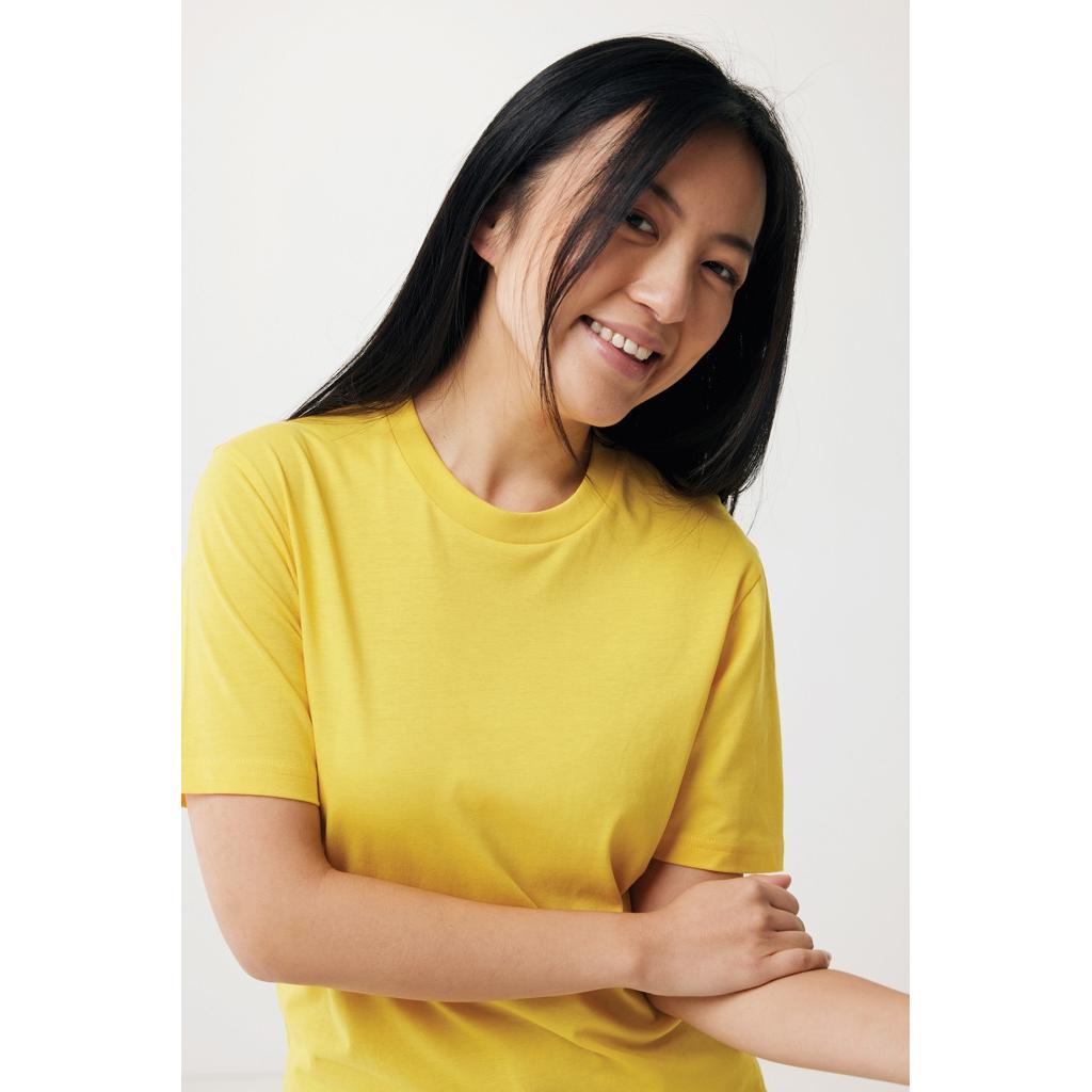 Tricou ușor din bumbac reciclat Iqoniq Sierra yellow L