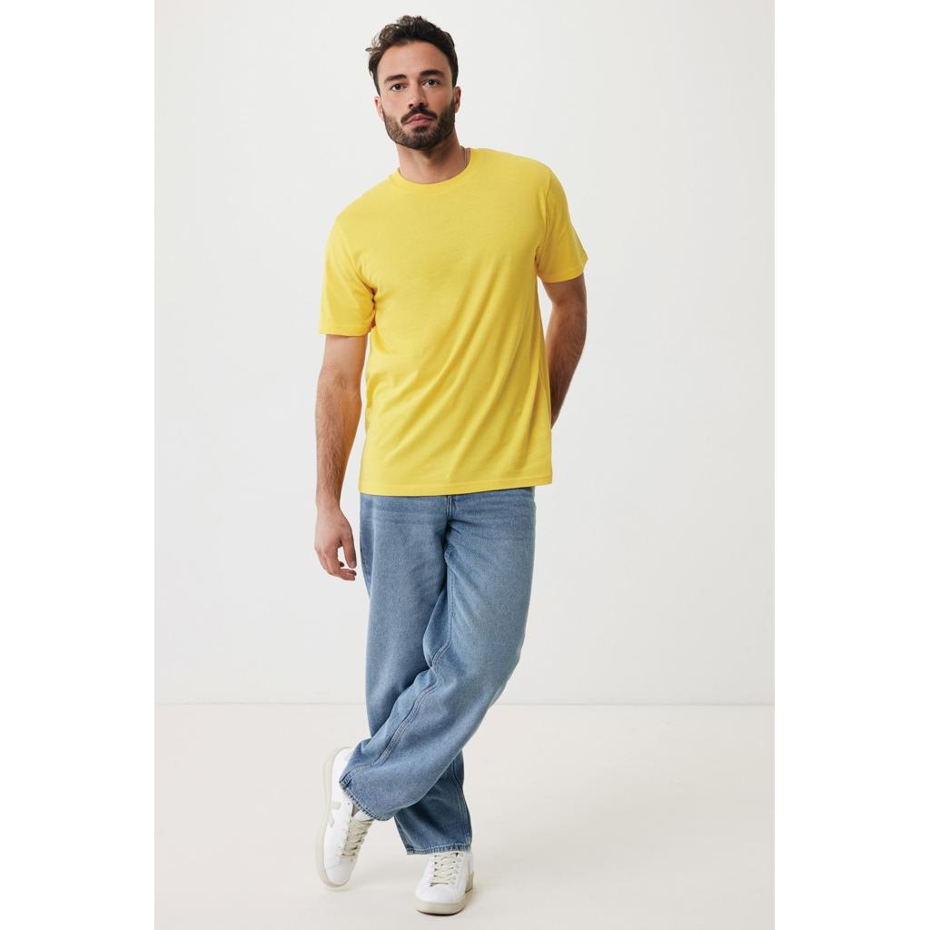 Tricou ușor din bumbac reciclat Iqoniq Sierra yellow L