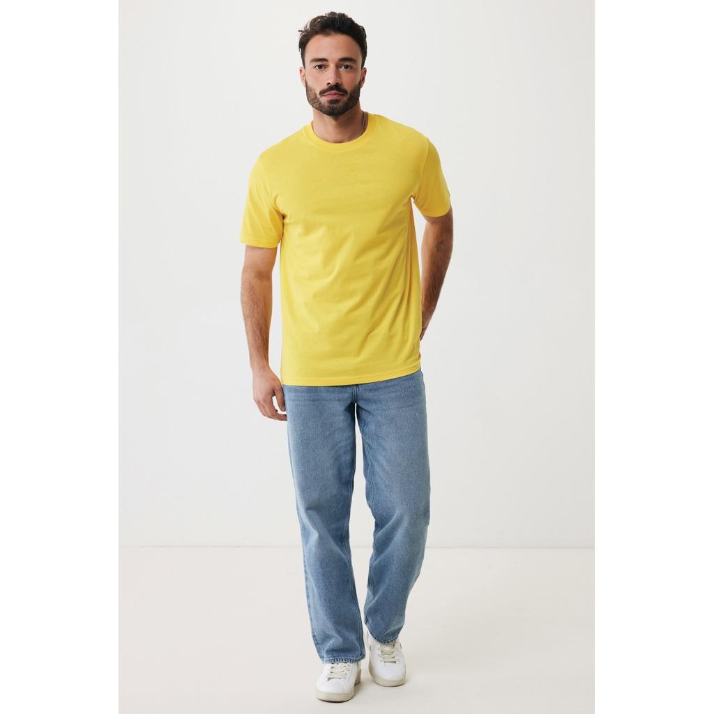 Tricou ușor din bumbac reciclat Iqoniq Sierra yellow L