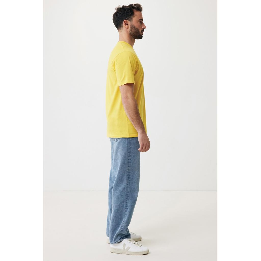 Tricou ușor din bumbac reciclat Iqoniq Sierra yellow L