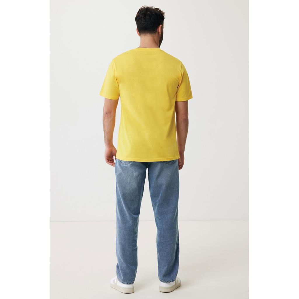Tricou ușor din bumbac reciclat Iqoniq Sierra yellow L