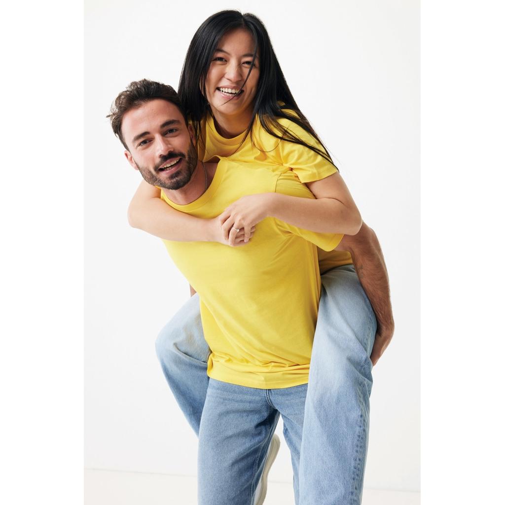 Tricou ușor din bumbac reciclat Iqoniq Sierra yellow L