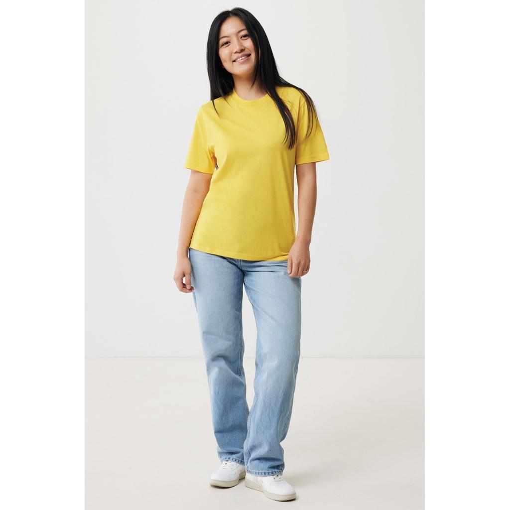 Tricou ușor din bumbac reciclat Iqoniq Sierra yellow L