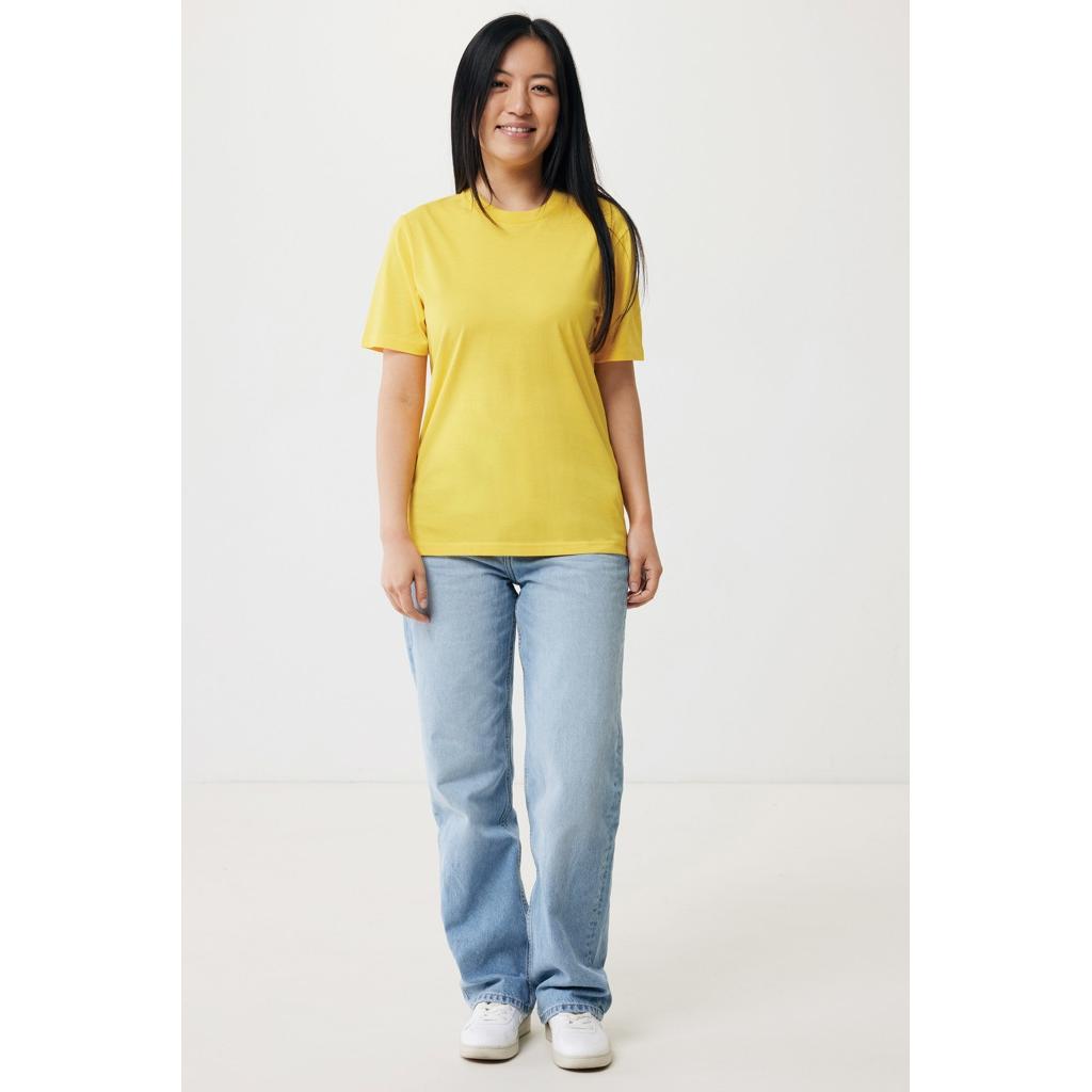Tricou ușor din bumbac reciclat Iqoniq Sierra yellow L