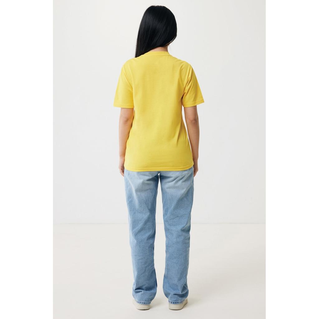 Tricou ușor din bumbac reciclat Iqoniq Sierra yellow L