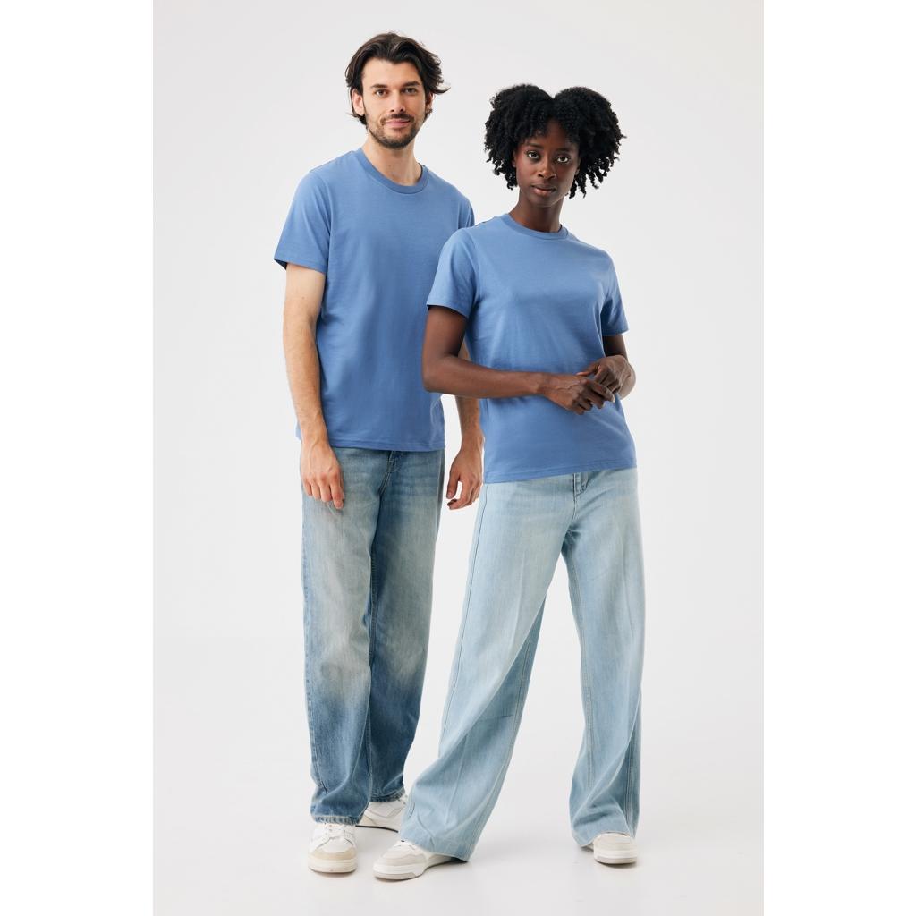 Tricou ușor din bumbac reciclat Iqoniq Sierra Moon blue L
