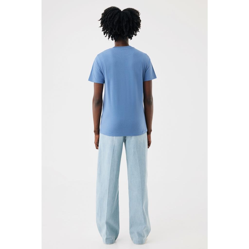 Tricou ușor din bumbac reciclat Iqoniq Sierra Moon blue L
