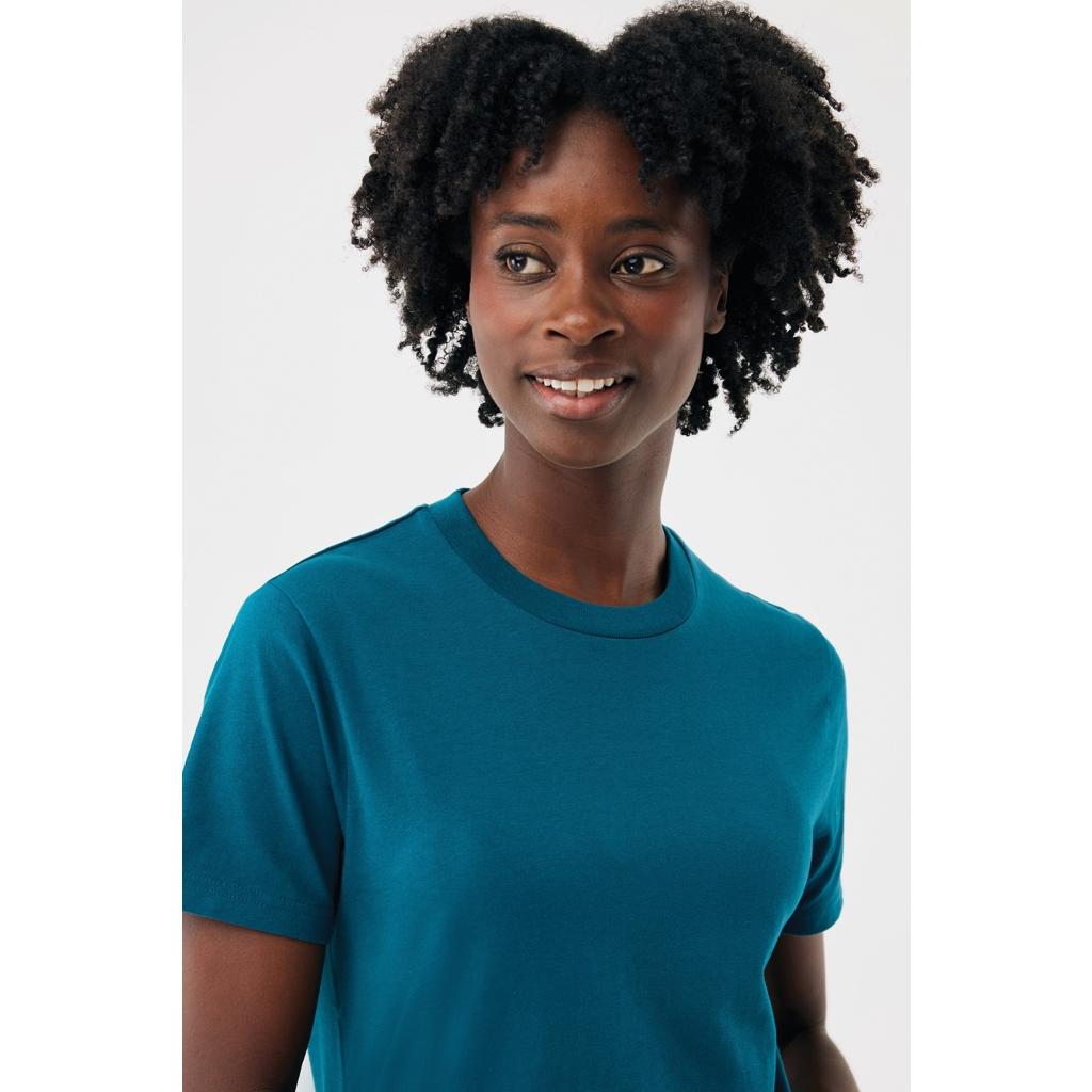 Tricou ușor din bumbac reciclat Iqoniq Sierra dark teal L