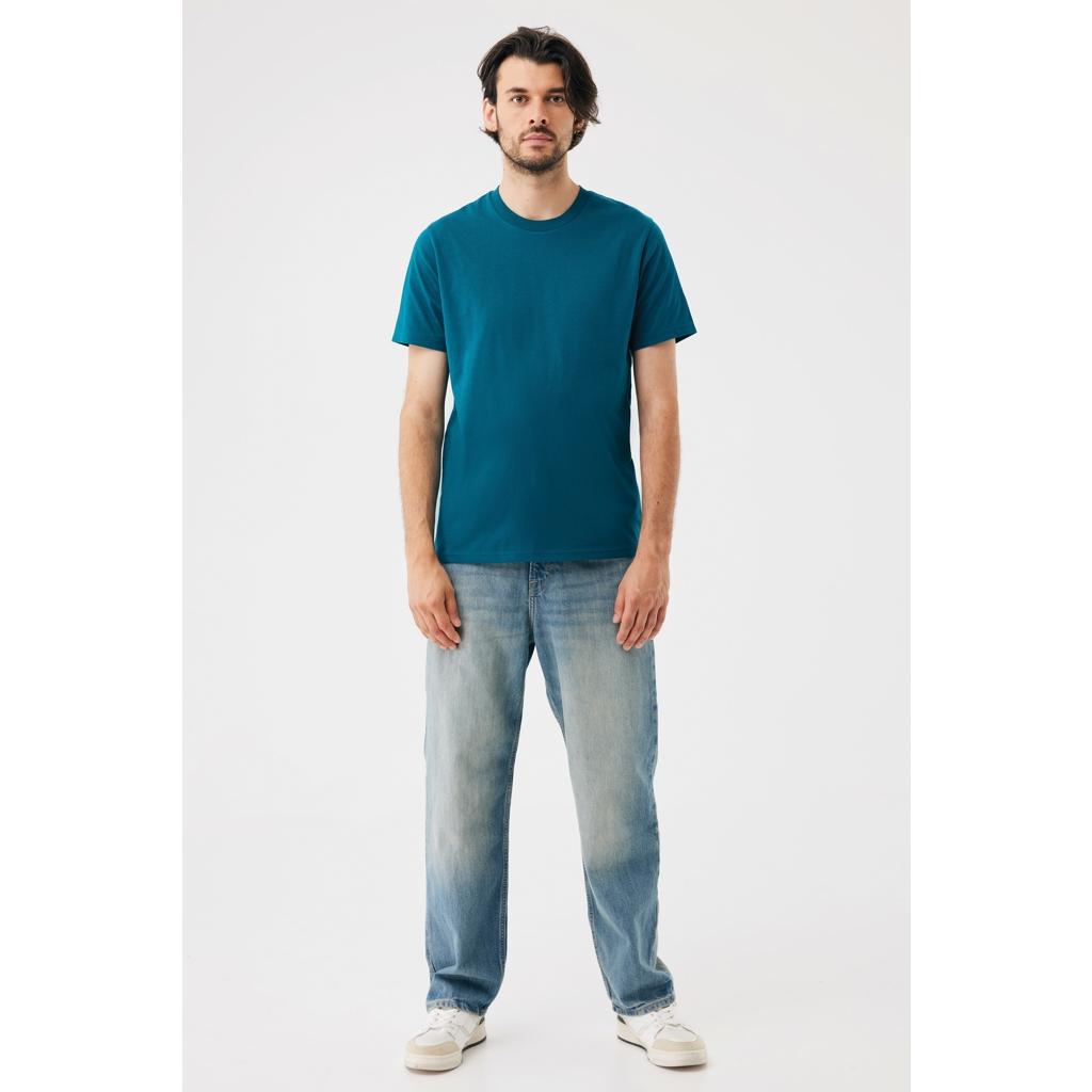 Tricou ușor din bumbac reciclat Iqoniq Sierra dark teal L