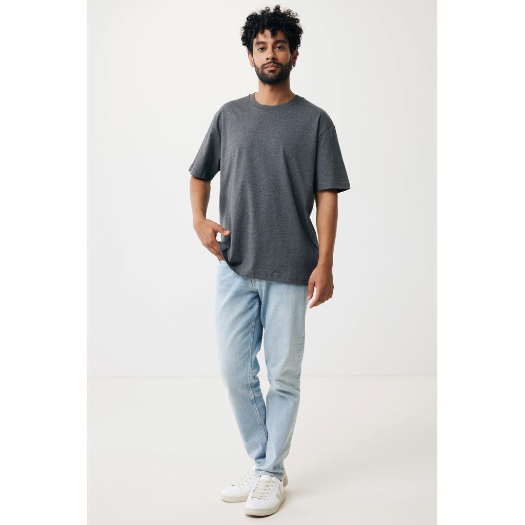 Tricou din bumbac reciclat Iqoniq Teide heather anthracite XL