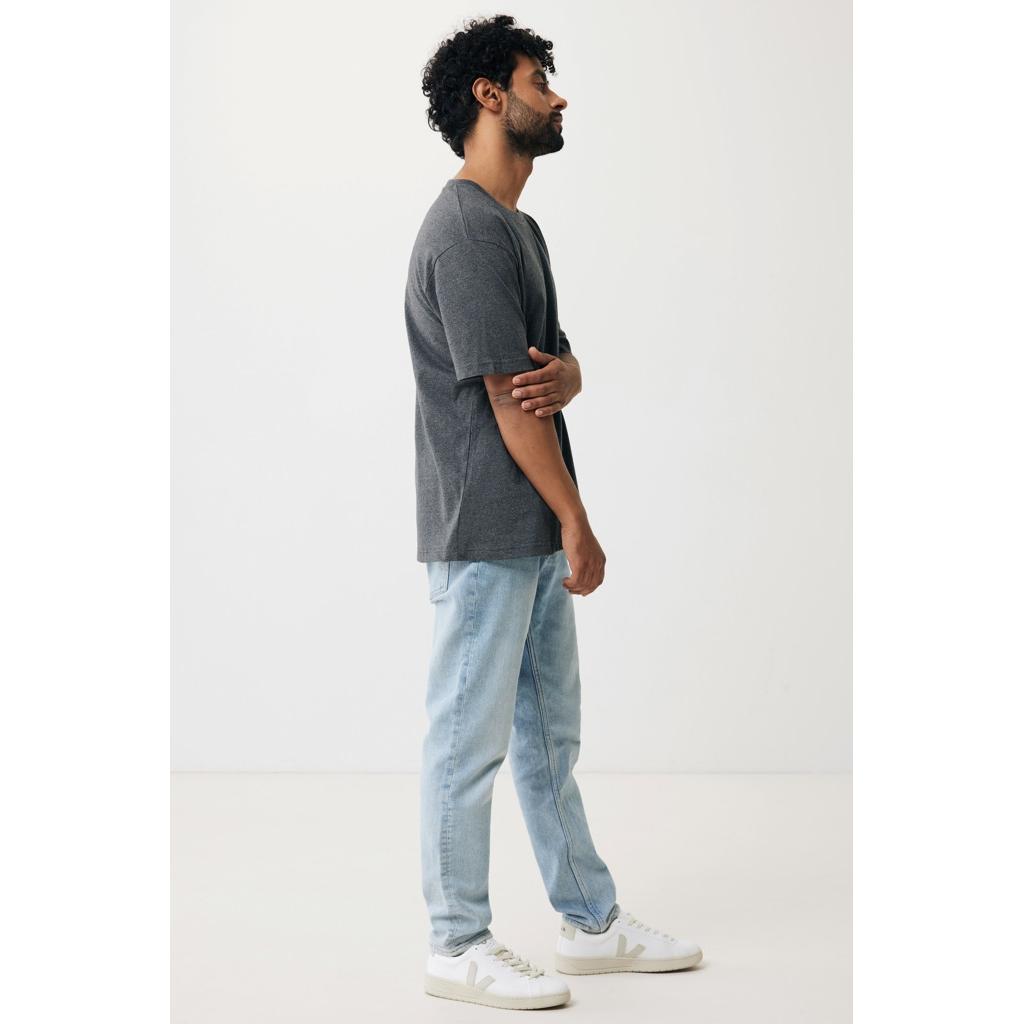 Tricou din bumbac reciclat Iqoniq Teide heather anthracite XL