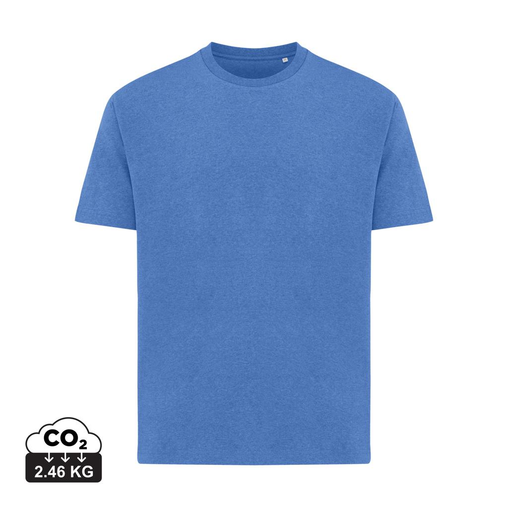 Tricou din bumbac reciclat Iqoniq Teide heather blue M