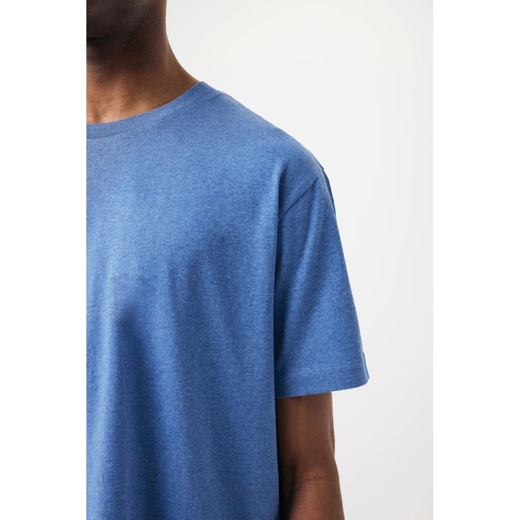 Tricou din bumbac reciclat Iqoniq Teide heather blue S