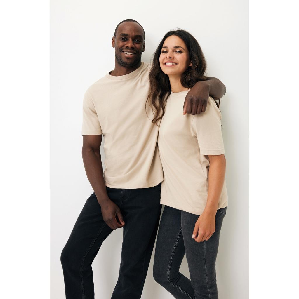 Tricou din bumbac reciclat Iqoniq Teide desert 3XL